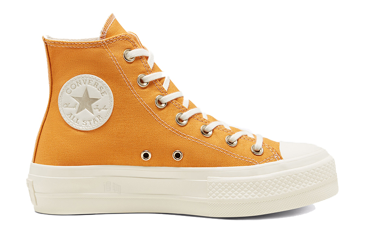 Женские кеды Converse Chuck Taylor All Star Elevated Gold Platform (желтый) — Жёлтый — фото 2