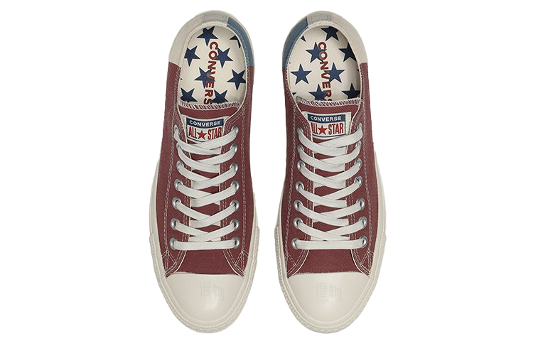 Кеды Converse Chuck Taylor All Star (красный / бежевыйбелый) — фото 4