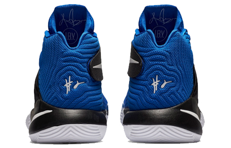 Мужские кроссовки Nike Kyrie 2 "Brotherhood" (сине-черные) — 钴蓝色/金属银/黑 — фото 3