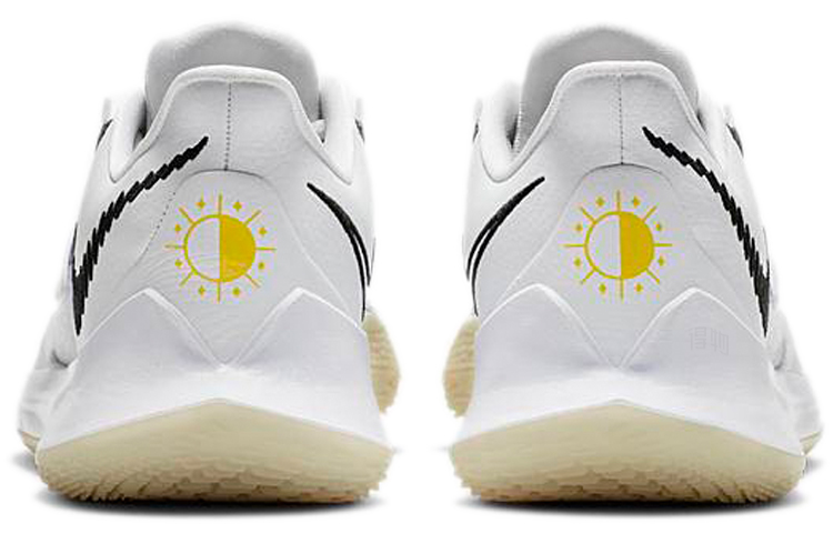 Мужские кроссовки Nike Kyrie Low 3 EP (черно-белые) — Чёрныйбелый — фото 5