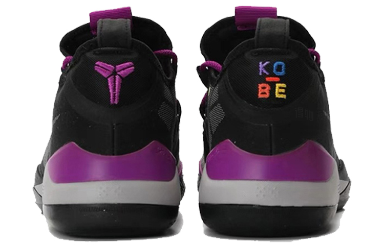 Кроссовки Nike Kobe AD Purple Black (черно-фиолетовые) — Чёрный / фиолетовый — фото 4