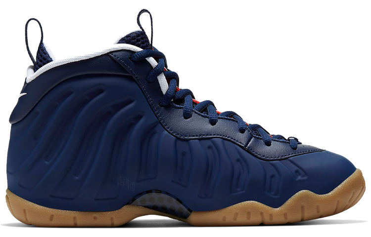 Женские кроссовки Nike Foamposite Pro (красно-синие) — Красныйсиний — фото 2