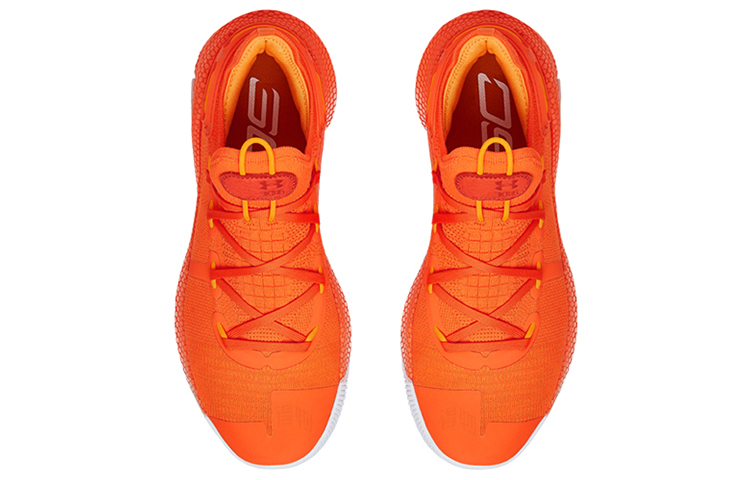 Мужские кроссовки Under Armour Under Armour Curry 6 (оранжевые) — Оранжевый — фото 4