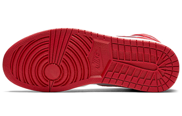 Мужские кроссовки Jordan Air Jordan 1 Retro High PREM (красный) — Красный / серый — фото 6