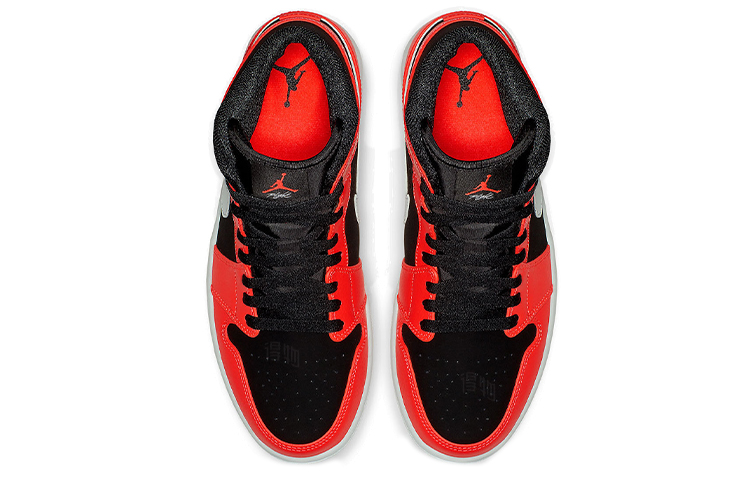 Мужские кроссовки Jordan Air Jordan 1 Mid (инфракрасный) — 红外线 — фото 4