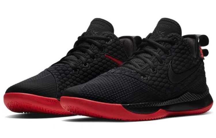 Мужские кроссовки Nike Witness 3 (черно-красный) — Чёрныйкрасный — фото 2