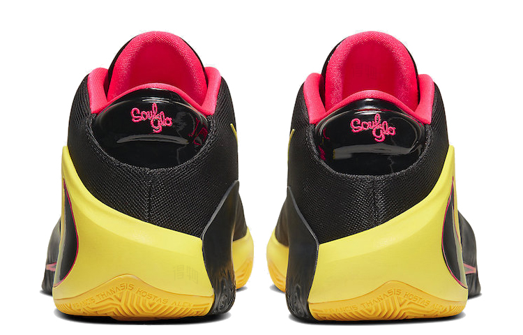 Мужские кроссовки Nike Freak 1 Zoom "Soul Glo" (черно-желтый) — Чёрныйжёлтый — фото 4