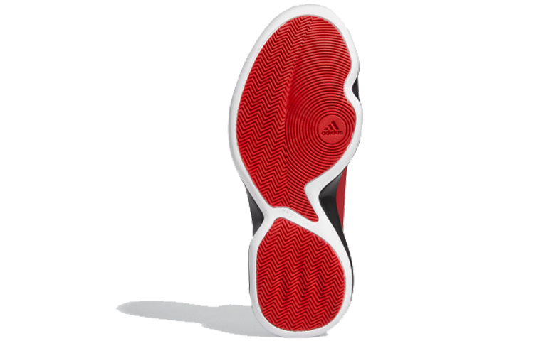 Мужские кроссовки adidas D Rose 10 (черно-красные) — Чёрный / красный — фото 5