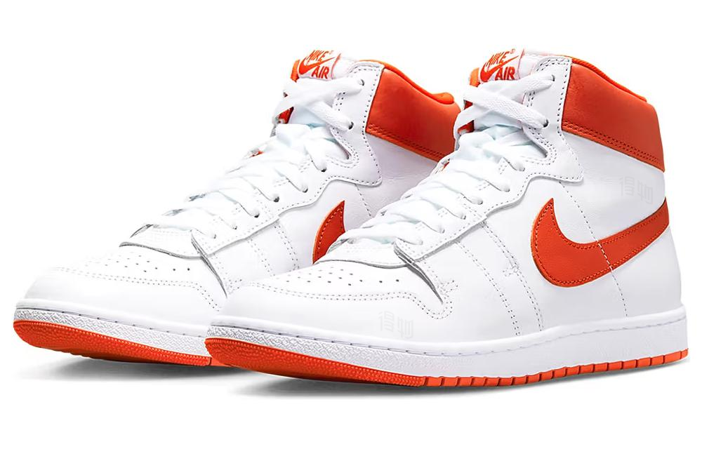 Кроссовки Nike Air Ship SP Team Orange (бело-оранжевые) — Белый / оранжевый — фото 3