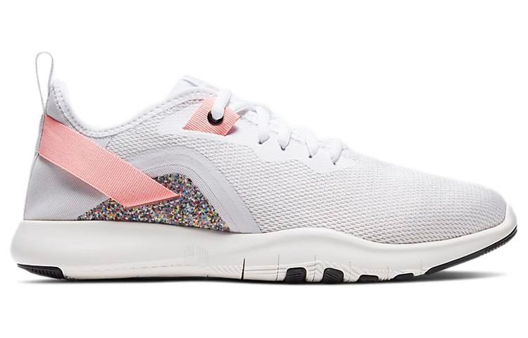 Женские кроссовки Nike Flex TR 9 (бело-розовые) — Белыйрозовый — фото 2