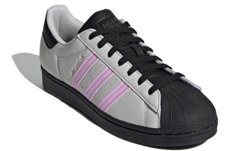Кеды adidas originals Superstar (бело-черно-розовый) — фото 3