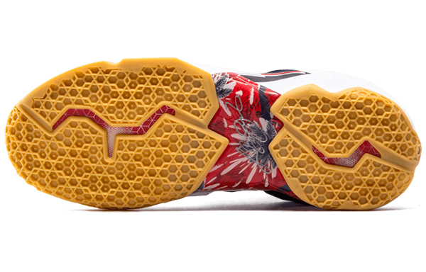 Мужские кроссовки Nike Lebron 11 Independence Day (белый / синий) — фото 5