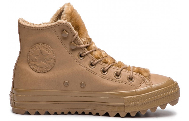 Женские кеды Converse Chuck Taylor All Star Lift (коричневые) — Коричневый — фото 2