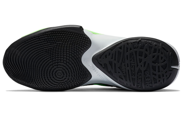 Кроссовки Nike Freak 2 EP Naijia (белый / зеленый) — Белыйзелёный — фото 6