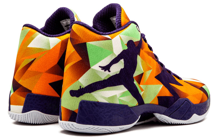 Мужские кроссовки Jordan Air Jordan 29 Hare OG (пурпурно-оранжевые) — фото 3