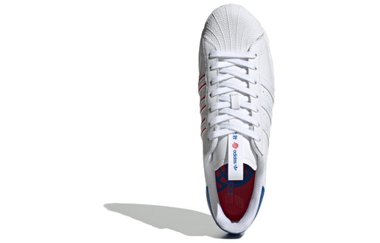 Кеды adidas Originals Superstar (бело-синий) — фото 4