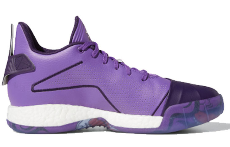 Мужские баскетбольные кроссовки adidas T mac Millennium (бордовые) — фото 2