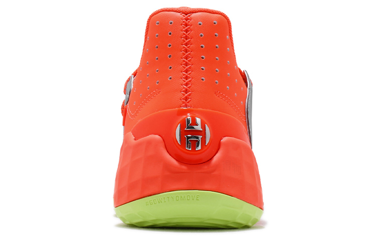 Мужские кроссовки adidas Harden Vol. 4 Playoffs (ярко-оранжевые) — фото 5