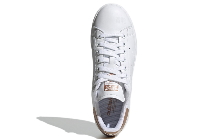 Женские кеды adidas originals STAN SMITH (бело-золотые) — фото 5