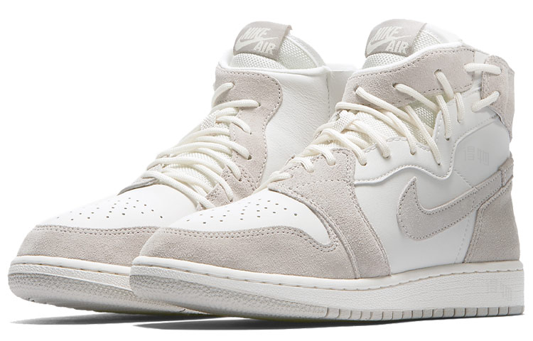 Женские кроссовки Jordan Air Jordan 1 Rebel XX Moon Particle (W) (бежевые) — Розовый — фото 3