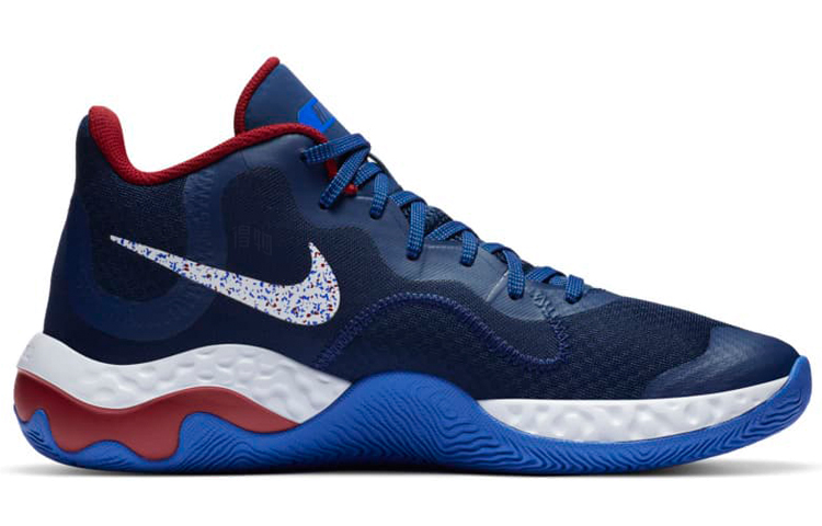 Мужские кроссовки Nike Renew Elevate (сине-бело-красные) — Синийбелыйкрасный — фото 2