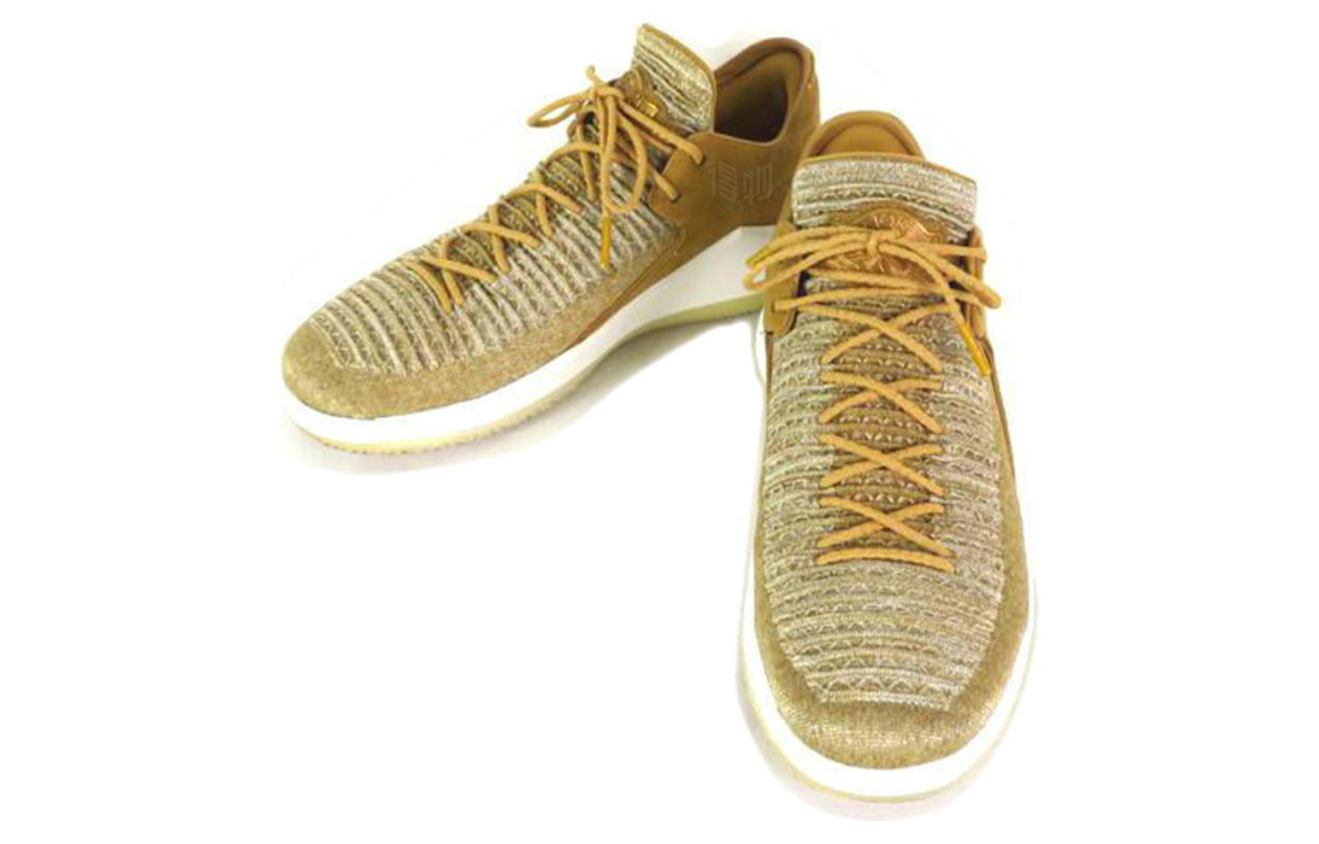Мужские кроссовки Jordan Air Jordan 32 Low PF (коричневые) — фото 4