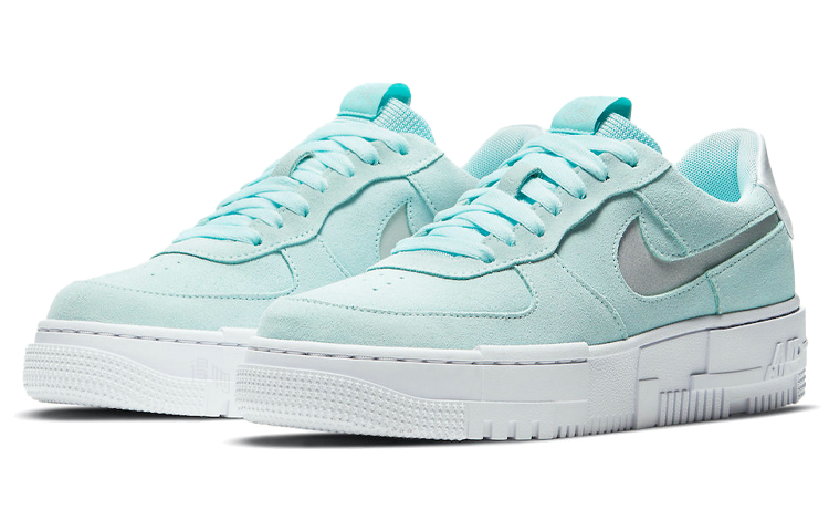 Женские кроссовки Nike Air Force 1 Pixel Mint Green (зеленый / белый) — Зелёный / белый — фото 3