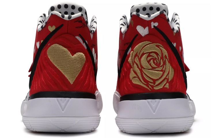 Мужские кроссовки Nike Kyrie 5 "i Love You Mom" (красный) — фото 4