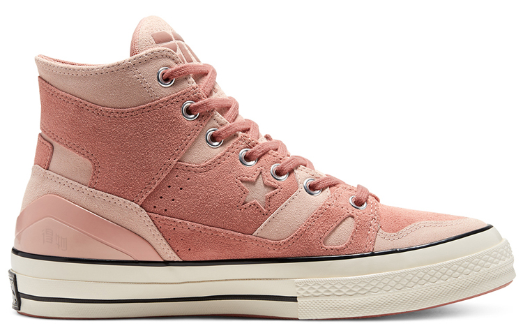 Высокие кеды Converse 1970s Chuck 70 E260 High Top (красно-коричневый) — 玫瑰红 — фото 2