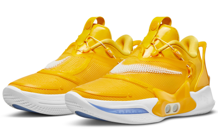 Мужские кроссовки Nike Adapt bb 2.0 Winner's Circle' GE (бело-желтые) — фото 3