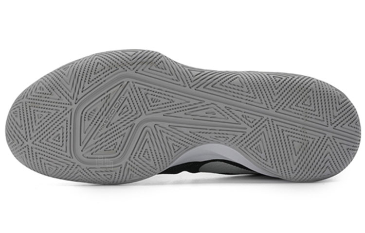 Мужские кроссовки Nike Zoom Evidence 2 (черно-белые) — Чёрный / белый / серый — фото 5