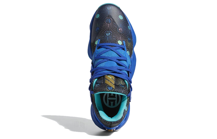 Мужские кроссовки adidas Harden Vol. 4 (синие) — фото 5