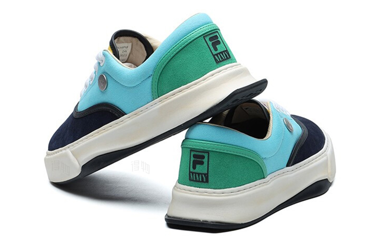 Мужские кеды MIHARA YASUHIRO/ x FILA FM 10 (синие) — фото 5