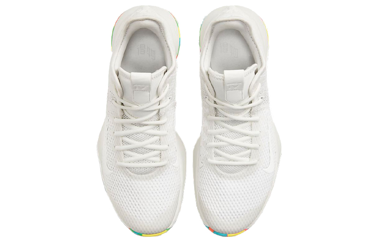 Мужские кроссовки Nike Witness 4 Lebron EP (белые с цветными деталями) — 白彩色 — фото 4