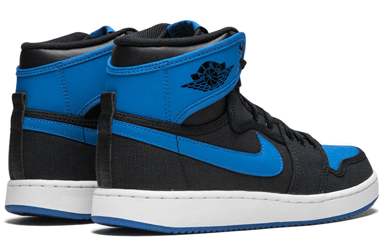 Мужские кроссовки Jordan Air Jordan 1 etro AJKO Royal (сине-черные) — Чёрный / синий — фото 4