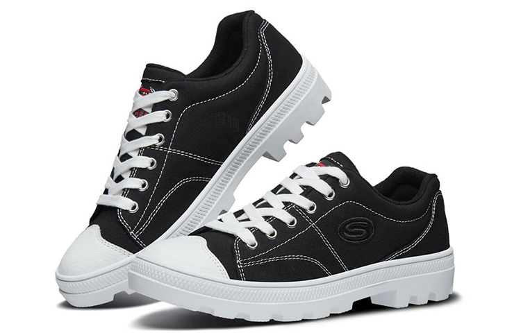 Женские кеды Skechers Roadies (черные) — фото 3