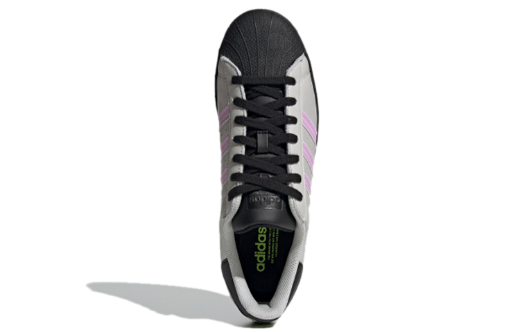 Кеды adidas originals Superstar (бело-черно-розовый) — фото 5