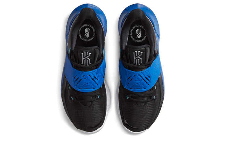 Кроссовки Nike Kyrie Low 3 (черно-синие) — фото 4