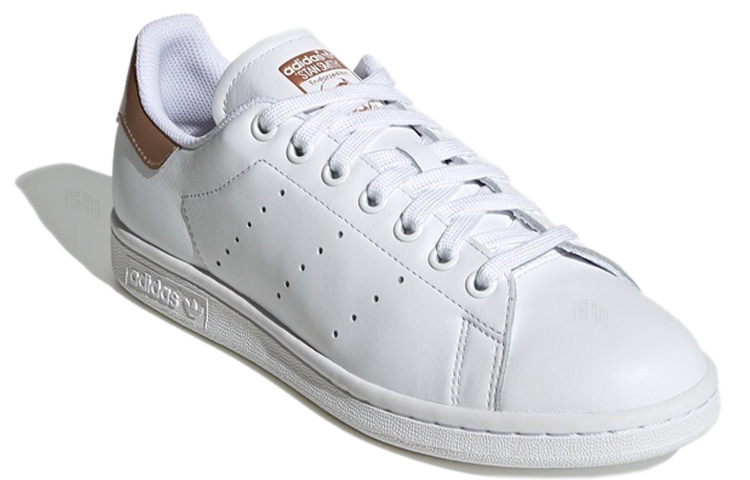 Женские кеды adidas originals STAN SMITH (бело-золотые) — фото 3