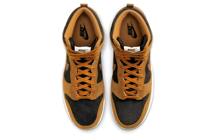 Кроссовки Nike Dunk "Dark Curry" (коричневые) — фото 4