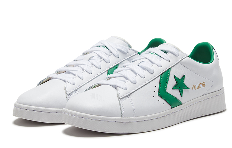 Кеды Converse Cons Pro Leather OG (бело-зеленый) — фото 3
