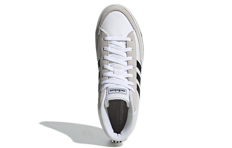 Мужские кеды adidas neo Retrovulc Mid (бело-серо-черный) — Белый / серый / чёрный — фото 6