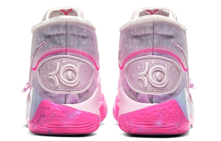 Баскетбольные кроссовки Nike KD 12 Zoom XMAS What The Aunt Pearl (розовые) — Розовый — фото 4