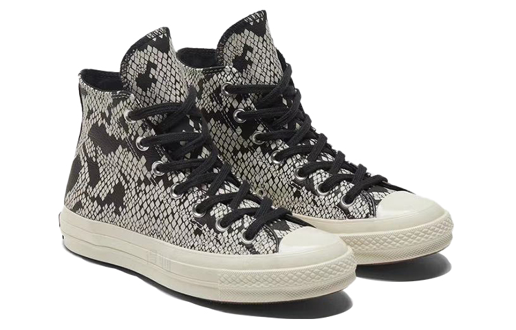 Женские кеды Converse Chuck Taylor All Star 1970s (бело-черные) — Белый / чёрный — фото 3