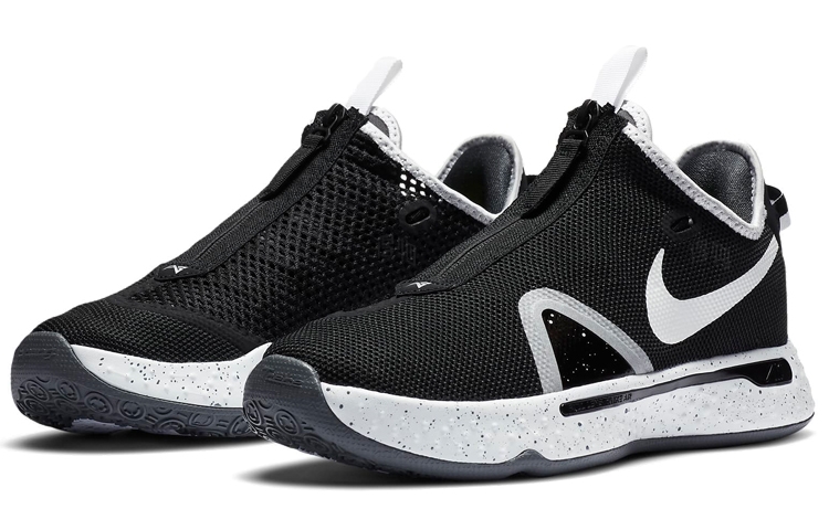 Кроссовки Nike PG 4 Team (черно-белый) — Чёрный / белый — фото 3
