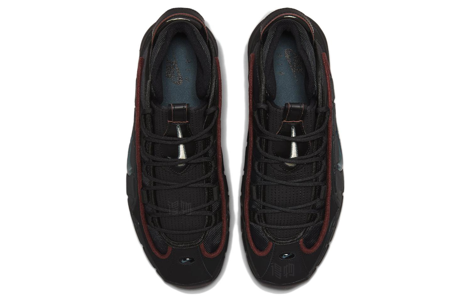 Мужские кроссовки Nike Air Max Penny 1 (черные) — фото 4