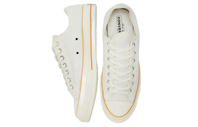 Кеды Converse 1970s Chuck Taylor All Star (бежево-оранжевые) — Бежевый / оранжевый — фото 4