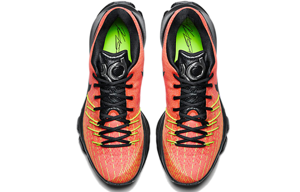 Мужские кроссовки Nike KD 8 (красные) — фото 3