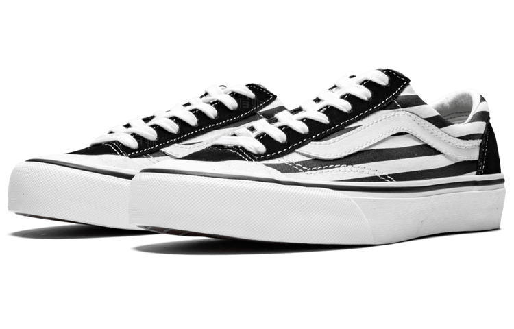 Кеды Vans Style 36 (черно-белые) — фото 2