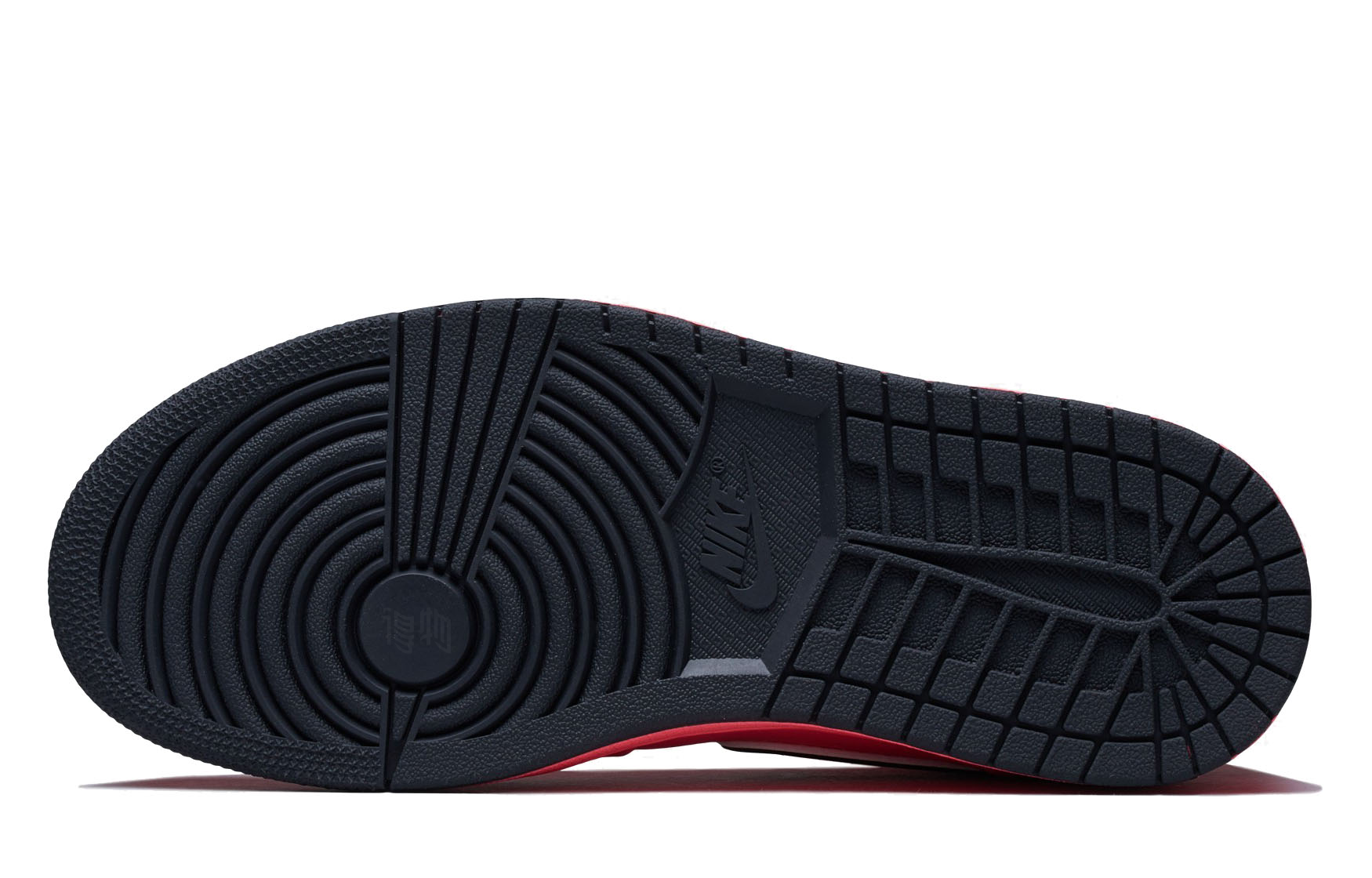 Женские кроссовки Jordan Air Jordan 1 Retro Premium OG (красные) — Красный / чёрный — фото 5